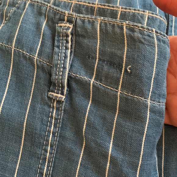 Seven7 Wide Leg Striped Jeans - Picture 7 of 7